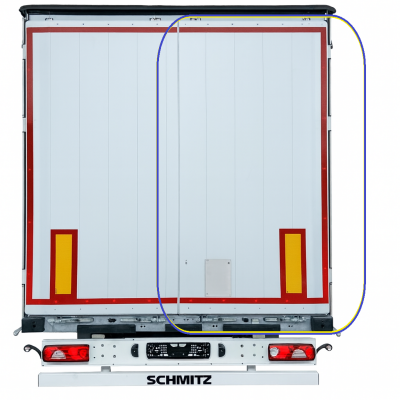 SCHMITZ Arka Kapı Sağ Eloksallı 2938 mm
