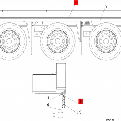 SCHMİTZ Yan Antisprey Tutucu Profil 353 cm