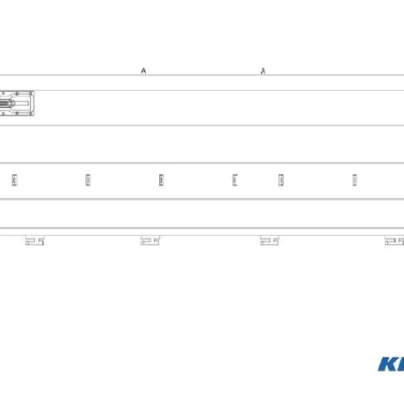 Krone yan kapak eloksallı 77cm kancalı