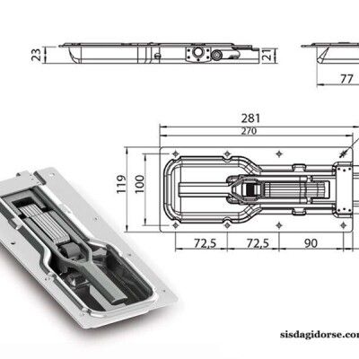 SCHMİTZ Yan Kapak Kilidi Orjinal - 1299427