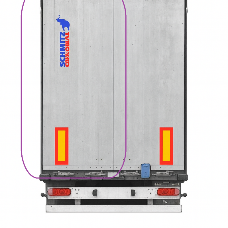 SCHMITZ Arka Kapı Sol Eloksallı 2750 mm