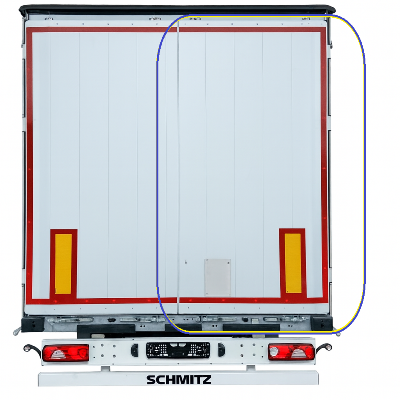 SCHMITZ Arka Kapı Sağ Eloksallı 2750 mm