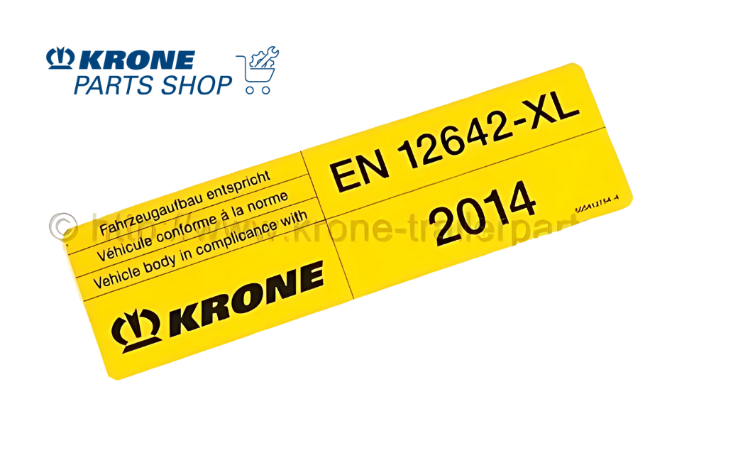 Krone Etiket EN12642XL
