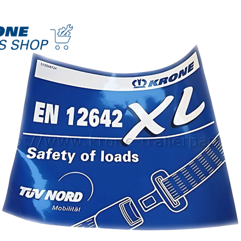 Krone Etiket EN12642XL Safety of Loads