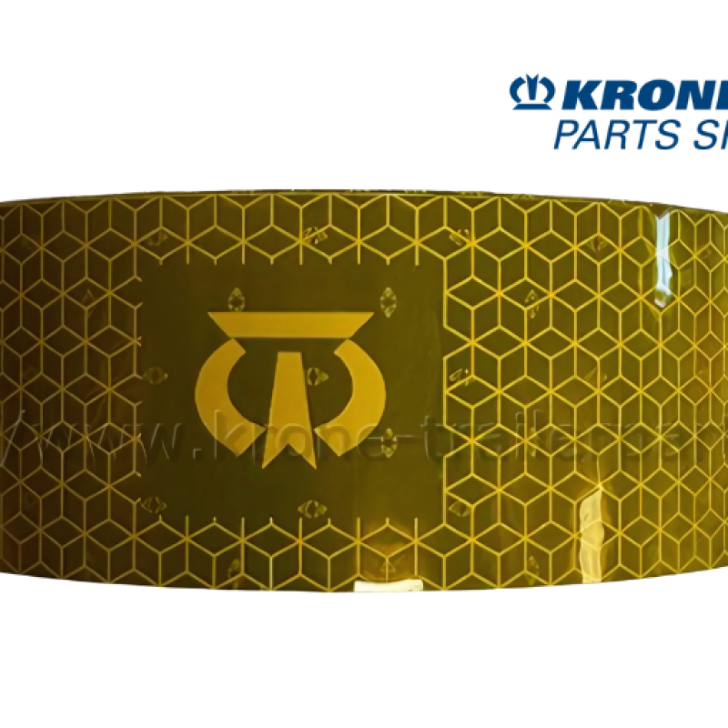 Krone Şerit Reflektör 1 Metre Logolu Sarı