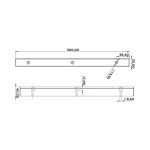 Akyüzler Yan Bariyer Takozu Kauçuk 50CM - 5010011