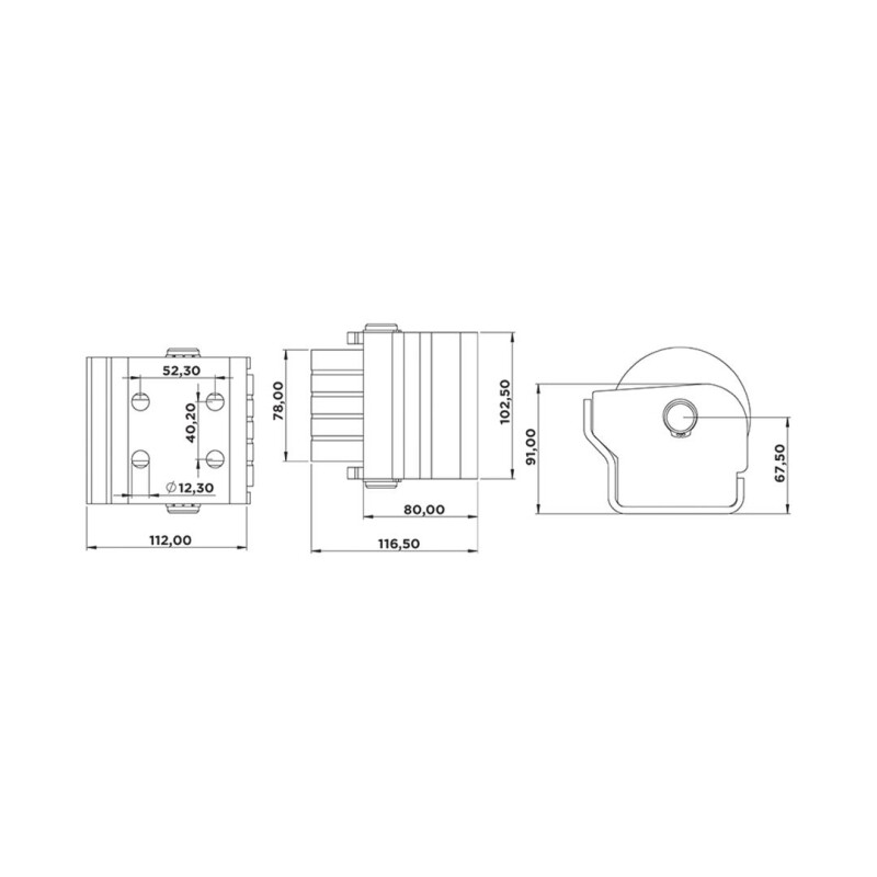Akyüzler Döner  Takoz  Büyük Tekli - 5020003