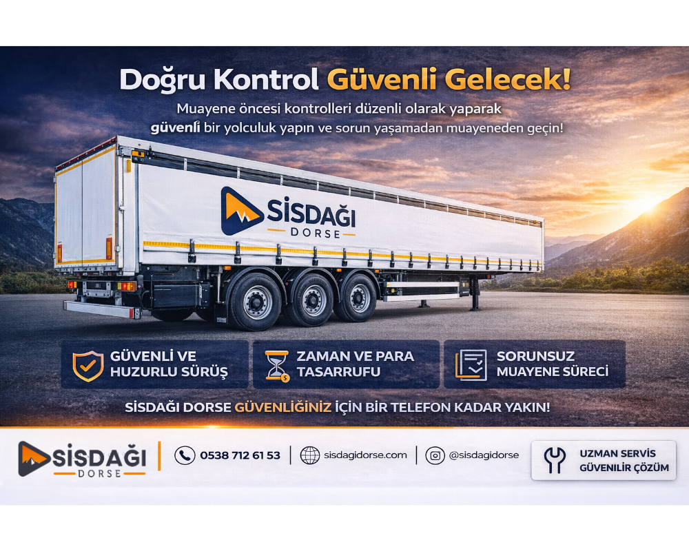 DORSE MUAYENE ÖNCESİ KONTROL LİSTESİ