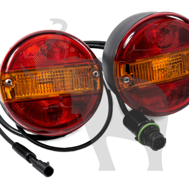 SCHMITZ 3 BÖLMELİ LAMBA  LED, YUVARLAK , SAĞ İKİLİ - 1159902