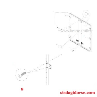 KRONE Silindir Başlı Vida M10x30