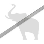 Schmıtz antisprey koruyucu için tutucu profil, eloksalli 360 cm