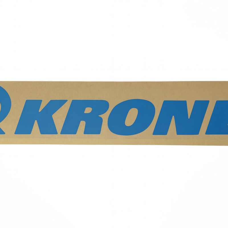 Krone Mavi Tampon Etiketi Kabartmalı 633x87 mm